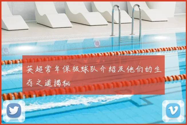 英超常年保级球队介绍及他们的生存之道揭秘